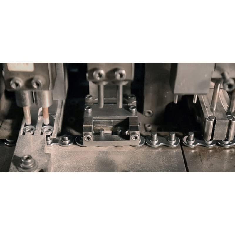 RK Racing Chain سلسلة RK Racing 520-SO-120 (سلسلة 520) فولاذية 120 حلقة سلسلة تقليدية للشارع والطرق الوعرة مع وصلة توصيل، لون معدن مسدس - Image 2